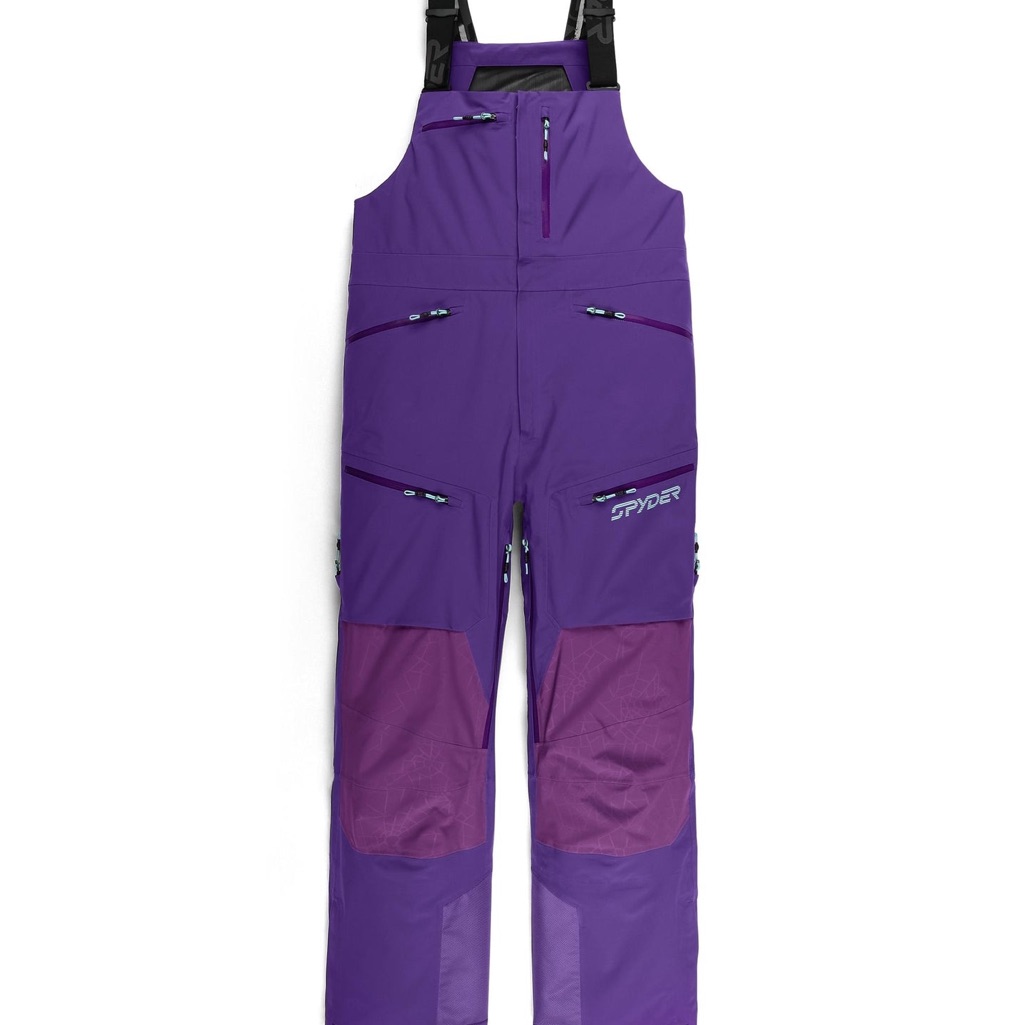 Brand New Spyder Men’s Deep Purple Ski Bibs With Tags